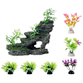 Miniatyrbild 2 av 4: Miniatyr akvarium Mountain View sten ornament, bryotree CAVE LA