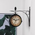 Miniatyrbilde 4 av 5: Nostalgisk veggklokke og termometer, hageklokke, 12,2 cm, utendørs