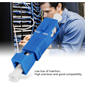 Miniatyrbillede 3 af 5: Fiberoptisk adapter, SC han til LC hun hybrid single mode fiber