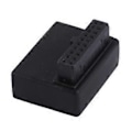 Miniatyrbild 4 av 5: Moderkortsanslutning USB3.0 19pin Hane till Hona Förlängningsadapter 90° Vinkelomvandlare Hane till Hona B