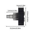 Miniatyrbild 3 av 5: För K1 K1C Extruder Växellåda Reduktionsväxel Filament Drivväxlar Ersättning för K1 Serien 3D-Skrivartillbehör