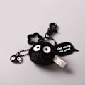 Miniatyrbild 2 av 3: Dammråtta Soot Sprite Plysch Nyckelring (Stil A)