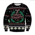 Jule 3D Print Mønster Herre Crew Neck Sweatshirt - Løs Pasform Langærmet Pullover - Style 11 - Størrelse XL Style 11 XL