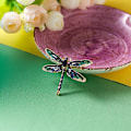 Miniatyrbild 3 av 5: Grön-Elegant Brosch Kristall Smycken för Kvinnor Kläder Broscher