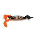 Miniatyrbild 2 av 5: Ankbete Fiske Drag Fiskekrokar Tillbehör Swimbait Utrustning Flipper Trollingbete Fiskedrag för Bass Gös Rödfisk (Grå) Gray