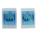 Miniatyrbild 4 av 5: 2-3/3-4 Vägs Plast Distributionsbox Transparent Lock Strömfördelning för Skyddsbox För Mini Strömbrytare 2-3 way