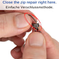 Miniatyrbild 5 av 5: Dragkedjor Reparationspull, Set med 2 Svarta Ersättnings Dragkedjor, Univers