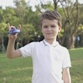 Miniatyrbillede 5 af 5: Fingertip Upgrade Flight Gyro Flyvende Spinner Dekompression Legetøj f