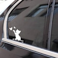 Miniatyrbilde 3 av 5: 4 stk. morsomme bilklistremerker for katt