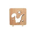 Miniatyrbillede 1 af 5: 3D Dinosaur Klo USB Natlampe i Træ