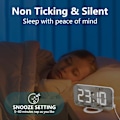 Miniatyrbillede 2 af 5: Stor Digital Ur, LED Elektrisk Vækkeur, Alarm, Snooze