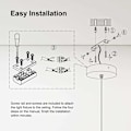 Miniatyrbild 4 av 5: Metallpendellampa, E27-lamphållare med sladd, 100 cm rephäng