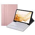 Miniatyrbild 1 av 5: Tangentbord + Fodral För Samsung Galaxy Tab S8 11 tum SM-X700 Guld Golden rose