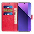 Pikkukuva 2 / 5: Motorola Moto G85 5G/S50 Neo 5G -kotelo PU-nahkainen puhelinlompakkokotelo hihnalla Style C