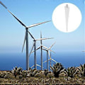 Miniatyrbild 4 av 4: Praktiskt vindturbingeneratorblad vindturbingeneratorblad för utbyte