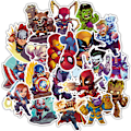 Miniatyrbillede 2 af 5: Teens Hero Stickers 50stk Vandtætte til Decal, Laptop Hydro Flas