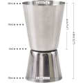 Miniatyrbilde 2 av 5: Cocktail Jigger, 15 & 30 ML Rustfritt Stål Bar Jigger (Sett med 4)