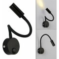 Miniatyrbilde 4 av 5: Hjemmevegglampe 360 graders sammenleggbar justerbar 3W LED varmt lys (