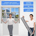 Miniatyrbillede 4 af 5: Justerbar DIY Magnetisk Fluenet Vindue Max 80x 150 cm med Ful