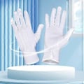 Miniatyrbild 4 av 5: Vita Handskar Formella Uniformshandskar för Pojkar Flickor Konstutställning Fest Vita Handskar Formell Skönhetstävling för Etikett S S