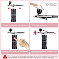 Miniatyrbilde 3 av 5: Oppgradert Airbrush-sett, bærbar trådløs automatisk Airbrush-pistol K