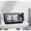 Miniatyrbild 4 av 4: Svart projektionsväckarklocka, väckarklocka+tidsvisning, snooze, 1