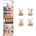 Miniatyrbillede 4 af 5: 4 stk. Bilsving-funktionspynt Gris Dukke Bobble Head Dyr N
