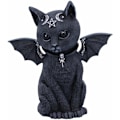 Miniatyrbillede 1 af 4: Nemesis Now Winged Malpuss Occult Kat Figur - Polyresin - Sort