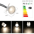 Pikkukuva 2 / 5: 16 kpl LED-upotettavat valot, upotettavat valot, LED-kattovalaisin