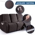 Miniatyrbild 2 av 4: Svart, recliner-sofföverdrag, 3-sits soffa recliner-överdrag, mörkgrå