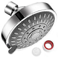 Miniatyrbilde 2 av 5: Dusjhode Høyt Trykk 4 Tommer 5-innstillinger Justerbart Dusjhode Toppspray()