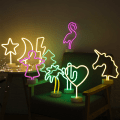 Miniatyrbilde 5 av 5: Kaktus Neon LED Veggdekorasjon USB/Neon Batteridrevet Jul