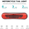 Miniatyrbilde 2 av 5: Motorsykkel LED bremselys baklys skiltlys 12V Universa