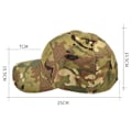 Miniatyrbillede 2 af 5: 1 stk. (sort, hat omkreds 55-61 cm) Velcro sportskasket, m