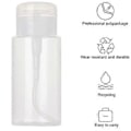 Miniatyrbilde 3 av 4: 3 stk Sminkefjernerflasker Tomme Pumpeflasker Tomme Reiseflasker Plast Pressflaske for Kvinner 300ml