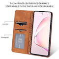 Pikkukuva 3 / 5: Samsung Galaxy Note 10 Lite/A81 -puhelimen nahkakotelo yrityskäyttöön Brown