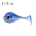 Miniatyrbild 4 av 5: Proleurre Easy Shiner Mjukt Bete Mask Silikon Fiske Lockbete Dubbel Färg Jigg Wobblers