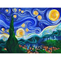 Pikkukuva 1 / 5: 30x40cm 5D DIY timanttimaalaus täydellinen, F# kuuluisien maalausten sarja