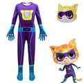 SuperKitties SuperKitty Kostym Performance Kostym 140cm Lila