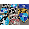 Miniatyrbillede 2 af 5: 10 stk. Nato Flag Klud Patch Broderet Mærke Velcro（3）