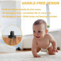 Miniatyrbillede 4 af 5: (Sort)Kuglelejer Design!!!Ny Opgraderet 1 Stk Ladeport Gulv