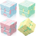 Miniatyrbild 1 av 5: Oändlighetskub Fidget Leksak Stressreducerande Fidgeting Spel (4 Pack)