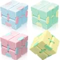 Oändlighetskub Fidget Leksak Stressreducerande Fidgeting Spel (4 Pack)
