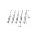 Miniatyrbilde 5 av 5: 5 stk magnetiske skrutrekkerbitssett med trekanthode S2 stål 1,8 mm