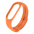 Pikkukuva 1 / 5: Älykäs rannekoru yhteensopiva Xiaomi Mi Band 3 4 silikoniranneke ranne. Oranssi. Orange