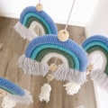 Miniatyrbilde 2 av 5: Baby Seng Mobile Nyfødt Barnehage Henge Mobile Regnbue Seng Mobile