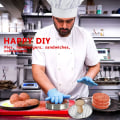 Miniatyrbillede 4 af 5: Hamburgerpresser i rustfrit stål, 5 tommer, non-stick