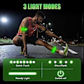 Miniatyrbilde 5 av 5: Dww-2 stk Lysende Armbånd LED USB Oppladbar, Reflekterende Løpearmbånd LED Løping, Justerbart Blinkende Bånd Lysende LED Sikkerhetsarmbånd