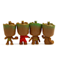 Pikkukuva 5 / 5: Baby Groot -avaimenperät (4 kpl) - Klassisen elokuvan toimintahahmo
