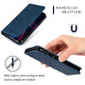 Miniatyrbillede 4 af 5: Retro Læderetui med Hudfornemmelse til iPhone 6S Plus & 6 Plus Navy Blue